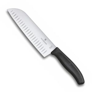 Victorinox Swiss Classic Küchenmesser – Santokumesser – Kullenschliff – Schwarz – Rostfrei – 17 cm – nur 27,69€ statt 32,67€