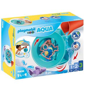 Schnäppchen-Fuchs: PLAYMOBIL 1.2.3 Aqua 70636 Wasserwirbelrad mit Babyhai für nur 5,99€ statt 10,73€