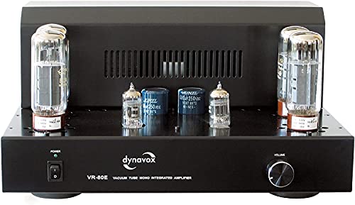 Dynavox Röhren Mono-Vollverstärker VR-80 schwarz – Warmes Röhren-Sounderlebnis zum Sonderpreis von 580,69€ (UVP: 694,95€) bei Amazon