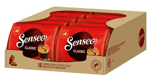 Senseo Pads Classic – Kaffee RA-zertifiziert – 10 Packungen x 16 Kaffeepads nur 16,11€ statt 24,90€