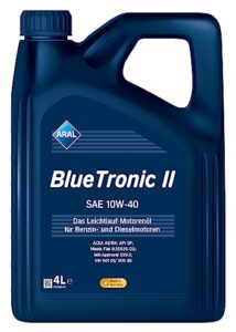 Aral BlueTronic II 10W-40 Motoröl, 4L – Jetzt nur 20,90€ statt 27,16€!