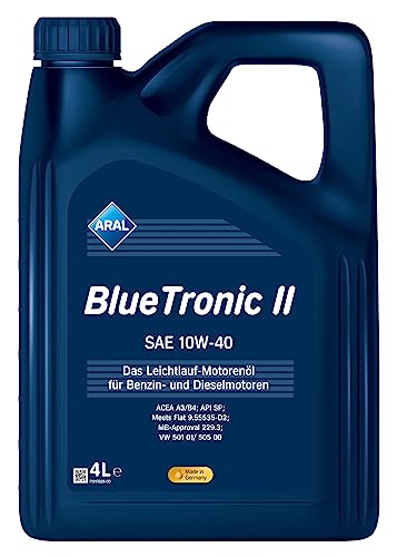 Aral BlueTronic II 10W-40 Motoröl, 4L – Jetzt nur 20,90€ statt 27,16€!