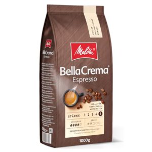 Melitta BellaCrema Espresso Ganze Kaffee-Bohnen 1kg im Angebot bei Amazon