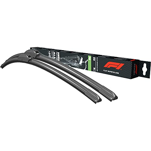 Formula 1 Flachbalkenwischer Set 550/475 mm – Perfekt streifenfrei und langlebig