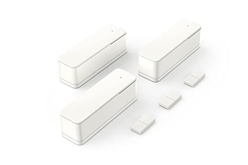 Bosch Smart Home Tür-/Fensterkontakt II – Smarter Sensor zum energieeffizienten Heizen, 3er-Set