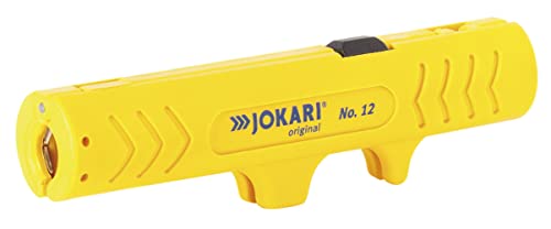 JOKARI T30120 Universal Entmanteler Nr. 12, 30120 – Präzises und schnelles Entmanteln von Rundkabeln