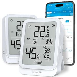 GoveeLife Digitales Thermometer-Hygrometer B5104 2er Pack – Angebot bei Amazon