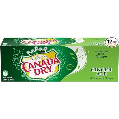 Spare 10,46€! Canada Dry Ginger Ale Fridge Pack Cans, 355 mL, 12 Pack für nur 9,99€