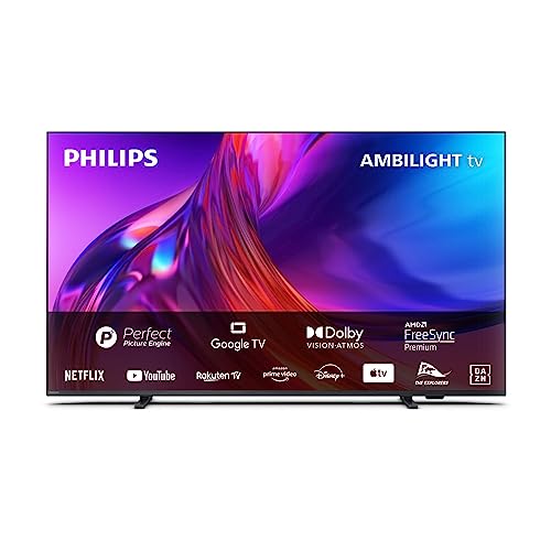 Philips Ambilight TV | 50PUS8508/12 | 126 cm (50 Zoll) 4K UHD LED Fernseher | 60 Hz | HDR | Dolby Vision | Google TV | VRR | WiFi | Bluetooth | DTS:X | Sprachsteuerung