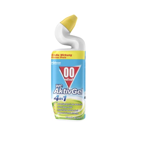 00 null null WC AktivGel 4in1 Flüssiger WC-Reiniger, Fresh Green, 1er Pack (1 x 750 ml) – 1,34€ statt 2,29€ – Spare jetzt 41%!