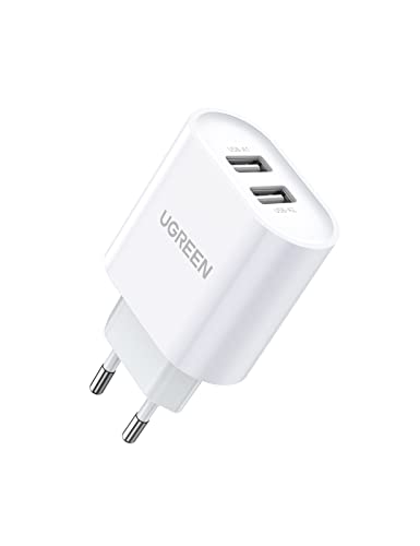 UGREEN USB Ladegerät 17W USB Netzteil 2-Port 3.4A Ladestecker [Prime] – Starkes Angebot 9,50€ (26% sparen)