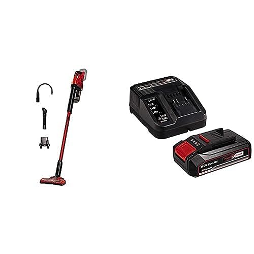 Einhell Akku-Stielstaubsauger TE-SV 18 Li Power X-Change Set – Saugen ohne Kabel mit Stil!