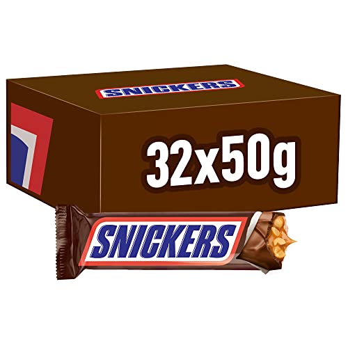Snickers Schokoriegel Großpackung 32 x 50g für nur 13,77€ – Spare 3,22€!