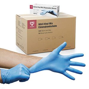 Sicherheit geht vor! HARD Einweg-Handschuhe Nitril-Hybrid Größe S, Puderfrei, Latexfrei – 1000 Stück zum unschlagbaren Preis!