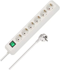Brennenstuhl Eco-Line Steckdosenleiste 6-Fach (Schalter und 1,5m Kabel) 6,99€ – Spare 3€ im Vergleich zum alten Preis!