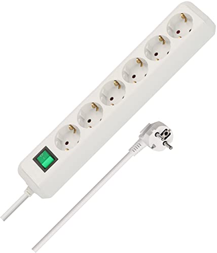 Brennenstuhl Eco-Line Steckdosenleiste 6-Fach (Schalter und 1,5m Kabel) 6,99€ – Spare 3€ im Vergleich zum alten Preis!