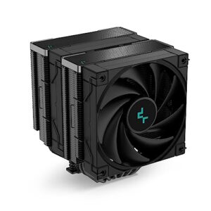 DeepCool AK620 Zero Dark CPU Kühler 260w TDP 6 Heatpipes Dual Tower – LGA 1700/1200/1151/1150/1155 AMD AM5/AM4 [Amazon]