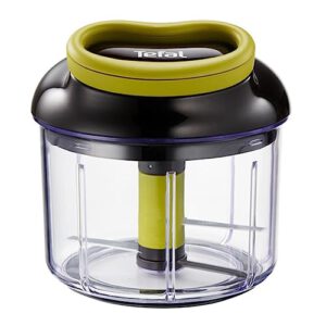 Tefal K13204 Ingenio 5-Sekunden-Zerkleinerer ohne Strom 900ml | Multizerkleinerer | Universalzerkleinerer Schwarz/Grün/Transparent – Schnäppchen bei Amazon