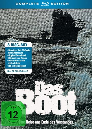 Das Boot – Complete Edition | 5x Blu-Ray Kinofassung | Director’s Cut | 3x Audio CD (Hörbuch, Soundtrack) für nur 25,27€ statt 40,99€