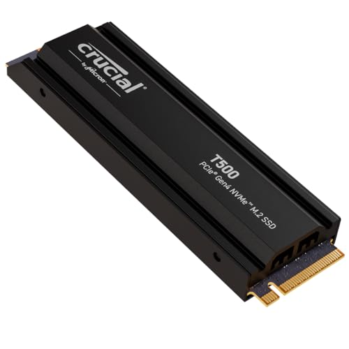Crucial T500 1TB PCIe Gen4 NVMe M.2 Interne Gaming SSD nur 76,99€ – 16% schnelleres Gaming und 42% mehr Leistung bei Content-Erstellung