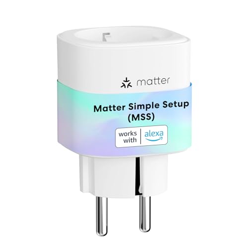 Deal: [Prime] Meross ‎MSS315 Smarte Steckdose mit Stromverbrauchsmessung MATTER, 16A, max. 3840W für nur 12€ – 7,99€ gespart!