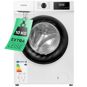 Bomann Waschmaschine 10kg WA 7110 | effizienter & leiser Invertermotor | LED-Display | 15 Programme [A] – Nur 379€ statt 408,90€