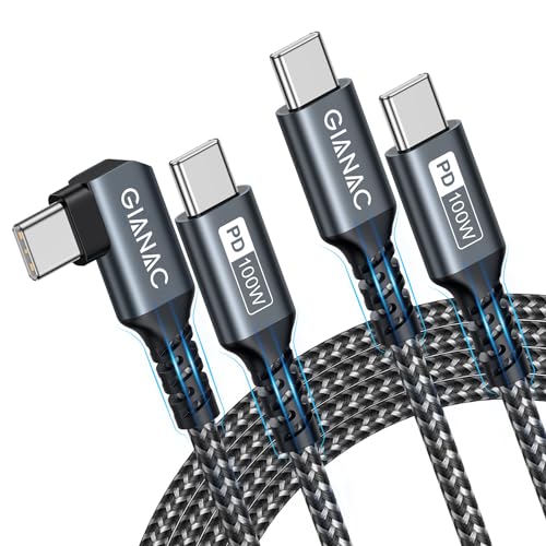6,49€ sparen! 100W USB C auf USB C Kabel [2Pack 2M] – Schnellladekabel USB C PD 5A USB Typ C Ladekabel – Amazon Deal