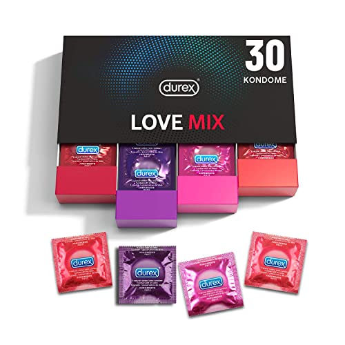 Durex Love Mix Kondome-Mischung – Perfekter Sitz & Angenehmer Geruch – 30er Pack nur 18,99€ statt 24,99€