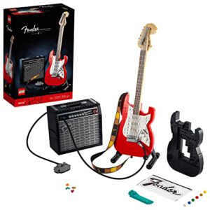 LEGO 21329 Ideas Fender Stratocaster – DIY-Gitarren-Kit für Musikliebhaber
