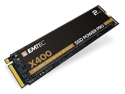 Emtec X400 2 TB PCI-E 4.0 M.2 2280 3D-NAND TLC – Jetzt nur 105,90€ statt 138,77€
