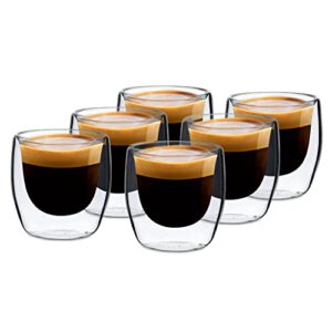 GLASWERK Design Espressotassen Set (6 x 80 ml) – Angebot: 16,09€, spare 54% vom alten Preis!
