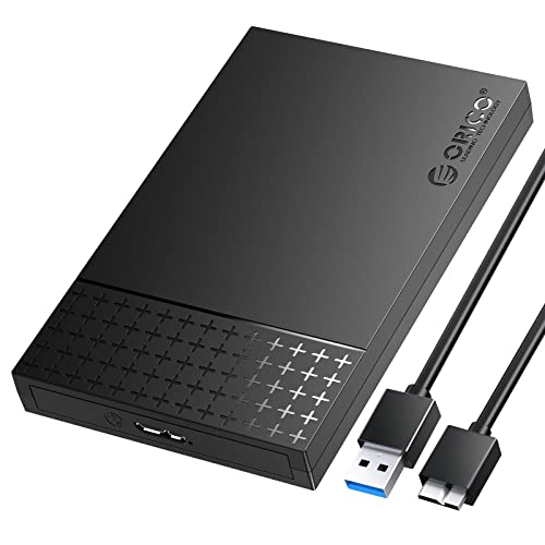 ORICO 2,5 Zoll Externes Festplattengehäuse USB 3.0, 5 Gbps,SSD