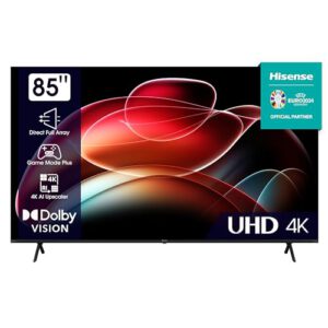 Hisense 85E6KT 215 cm (85 Zoll) Fernseher – Großartiges Entertainment zum Sparpreis