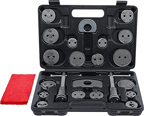 BGS Do it yourself DIY 1110-47000, Bremskolben-Rückstell-Satz, 22-TLG. und 1 Tuch gratis, Bremskolbenrücksteller für nur 21,46€ statt 35,40€ auf Amazon