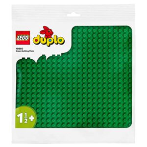 LEGO 10980 DUPLO Bauplatte in Grün – Stabile Basis für kreativen Bau von Kleinkindern