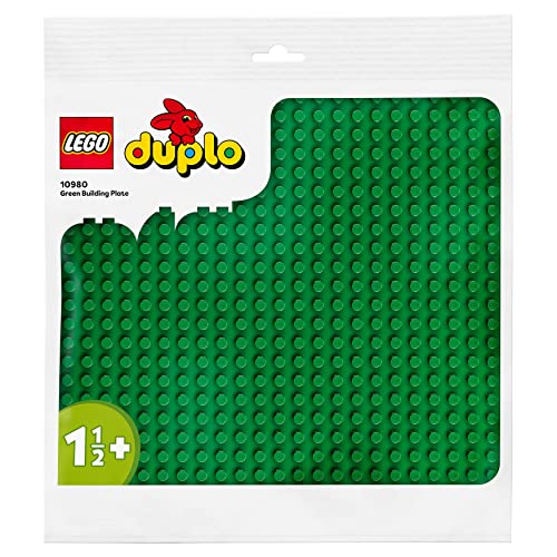 LEGO 10980 DUPLO Bauplatte in Grün – Stabile Basis für kreativen Bau von Kleinkindern