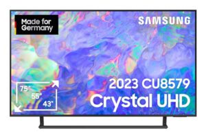 Samsung Crystal CU8579 Fernseher 50 Zoll, Dynamic Crystal Color, AirSlim Design, Crystal Prozessor 4K, Smart TV, GU50CU8579UXZG – Deal: 529€ statt 599€