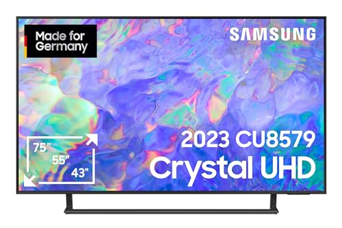 Samsung Crystal CU8579 Fernseher 50 Zoll, Dynamic Crystal Color, AirSlim Design, Crystal Prozessor 4K, Smart TV, GU50CU8579UXZG – Deal: 529€ statt 599€