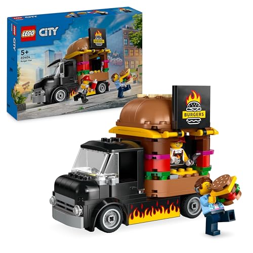 LEGO City Burger-Truck 60404 – Spielzeug für kreative Imbisswagen-Abenteuer