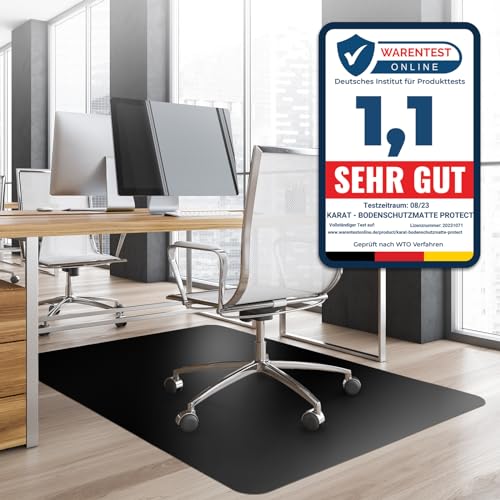 Bodenschutzmatte 90 x 120 cm für Hartböden – Jetzt zum Sparpreis von 10,99€ statt 14,90€ sichern!