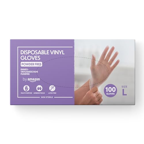Einweg-Vinylhandschuhe, 100er-Pack (Früher Marke Hevea) nur 3,76€ – Spare 46%