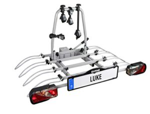 EUFAB 11514 Fahrradträger LUKE, E-Bike geeignet, Diebstahlschutz, für 4 Fahrräder, für Anhängerkupplung – Nur 239€ (statt 313,90€)