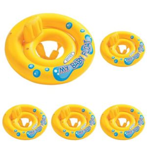 Intex Schwimmhilfe – My Baby Float – Schwimmring mit Sitz – Ø 70 cm, Gelb, für 6-12 Monate für nur 5€ (statt 12,93€) bei Amazon