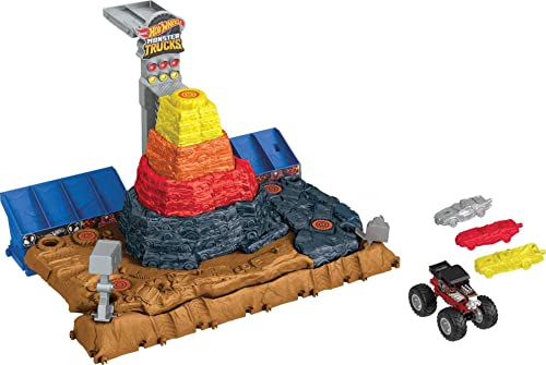 Hot Wheels Monster Trucks Arena Smashers Bone Shaker Spielset zum Sonderpreis