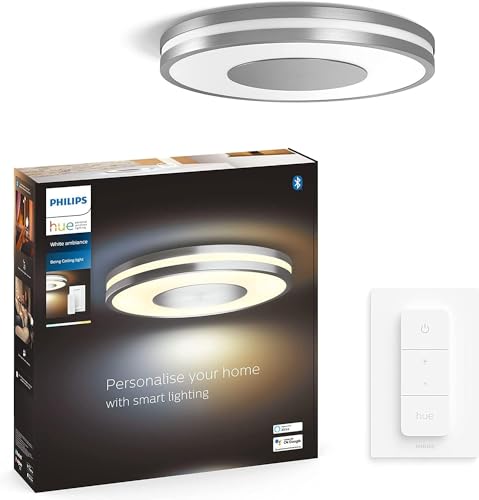 Philips Hue White Ambiance Being Deckenleuchte 2400lm inkl. Dimmschalter für nur 114,99€ – Spare 31,89€!
