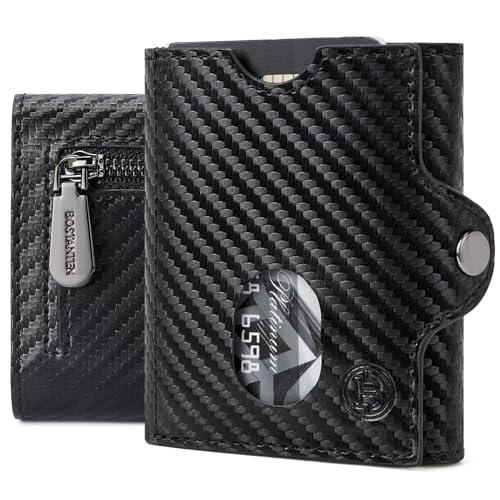 Amazon Prime Deal: BOSTANTEN Slim Wallet mit Münzfach & RFID-Schutz für 10,99€ – Das perfekte Smart Wallet für Männer