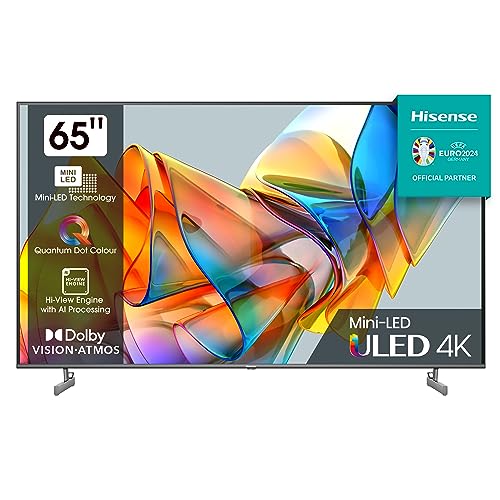 Hisense 65U6KQ 164 cm (65 Zoll) Fernseher 4K Mini LED ULED HDR Smart TV, Quantum Dot, nur 545,37€ statt 621,48€!
