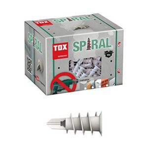 TOX 068100231 Gipskartondübel, Spiral, 32 mm – Jetzt für nur 6,95€ statt 9,50€ – Spare 27%!