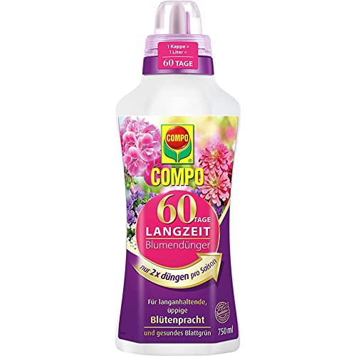 COMPO 60 Tage Langzeit Blumendünger 750ml – Pflege deine Pflanzen optimal (Spare 36%)