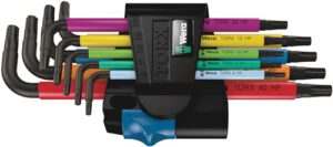 WERA 967 SL/9 TORX Multicolour Winkelschlüsselsatz mit Haltefunktion, 9-teilig nur 23,32€ statt 26,87€